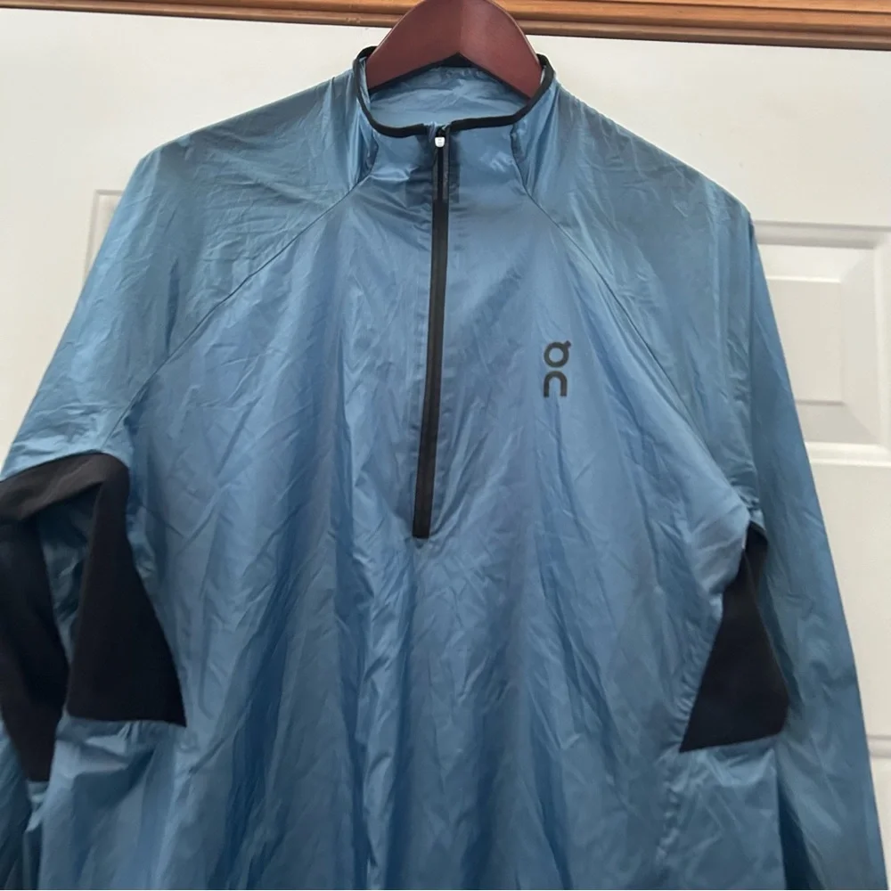 ON Men's Zero Jacket Stellar | Black windproof water resistant men size large